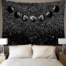 Load image into Gallery viewer, India Mandala Tapestry Wall Hanging Sun Moon Tarot Wall Tapestry Wall Carpet Psychedelic Tapiz Witchcraft Wall Cloth Tapestries
