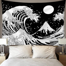 Load image into Gallery viewer, India Mandala Tapestry Wall Hanging Sun Moon Tarot Wall Tapestry Wall Carpet Psychedelic Tapiz Witchcraft Wall Cloth Tapestries
