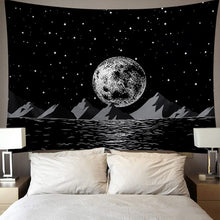 Load image into Gallery viewer, India Mandala Tapestry Wall Hanging Sun Moon Tarot Wall Tapestry Wall Carpet Psychedelic Tapiz Witchcraft Wall Cloth Tapestries
