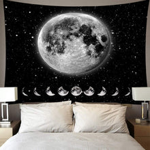 Load image into Gallery viewer, India Mandala Tapestry Wall Hanging Sun Moon Tarot Wall Tapestry Wall Carpet Psychedelic Tapiz Witchcraft Wall Cloth Tapestries
