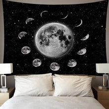 Load image into Gallery viewer, India Mandala Tapestry Wall Hanging Sun Moon Tarot Wall Tapestry Wall Carpet Psychedelic Tapiz Witchcraft Wall Cloth Tapestries
