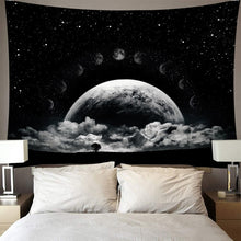 Load image into Gallery viewer, India Mandala Tapestry Wall Hanging Sun Moon Tarot Wall Tapestry Wall Carpet Psychedelic Tapiz Witchcraft Wall Cloth Tapestries
